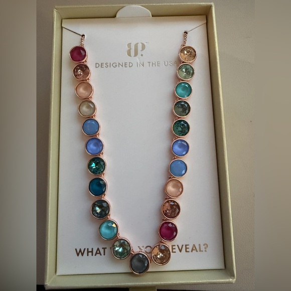 Bomb Party Jewelry - ✨ Bomb Party “Candied Couture” Necklace – Harvest Luxe | Rose Gold ✨